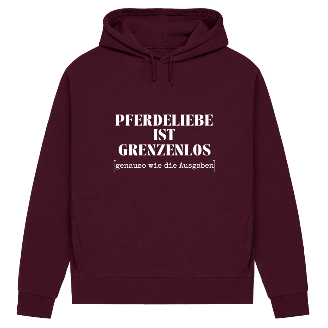 Ohne Pferd– Hoodie aus Bio-Baumwolle für Damen