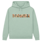DOG MOM Damen Bio-Hoodie – Liebe auf vier Pfoten im Patchwork-Look