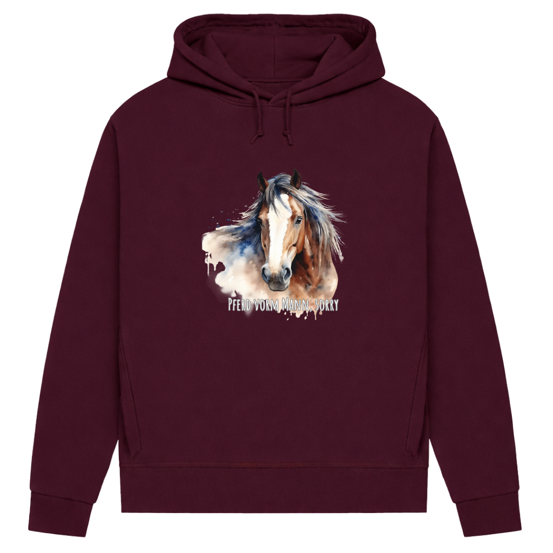 Pferd - Hoodie aus Bio-Baumwolle für Damen