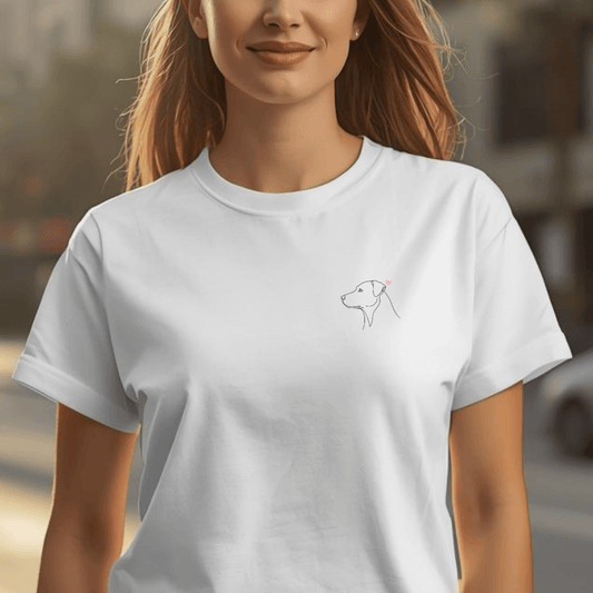 Treues Herz - T-Shirt für Damen | Brustmotiv