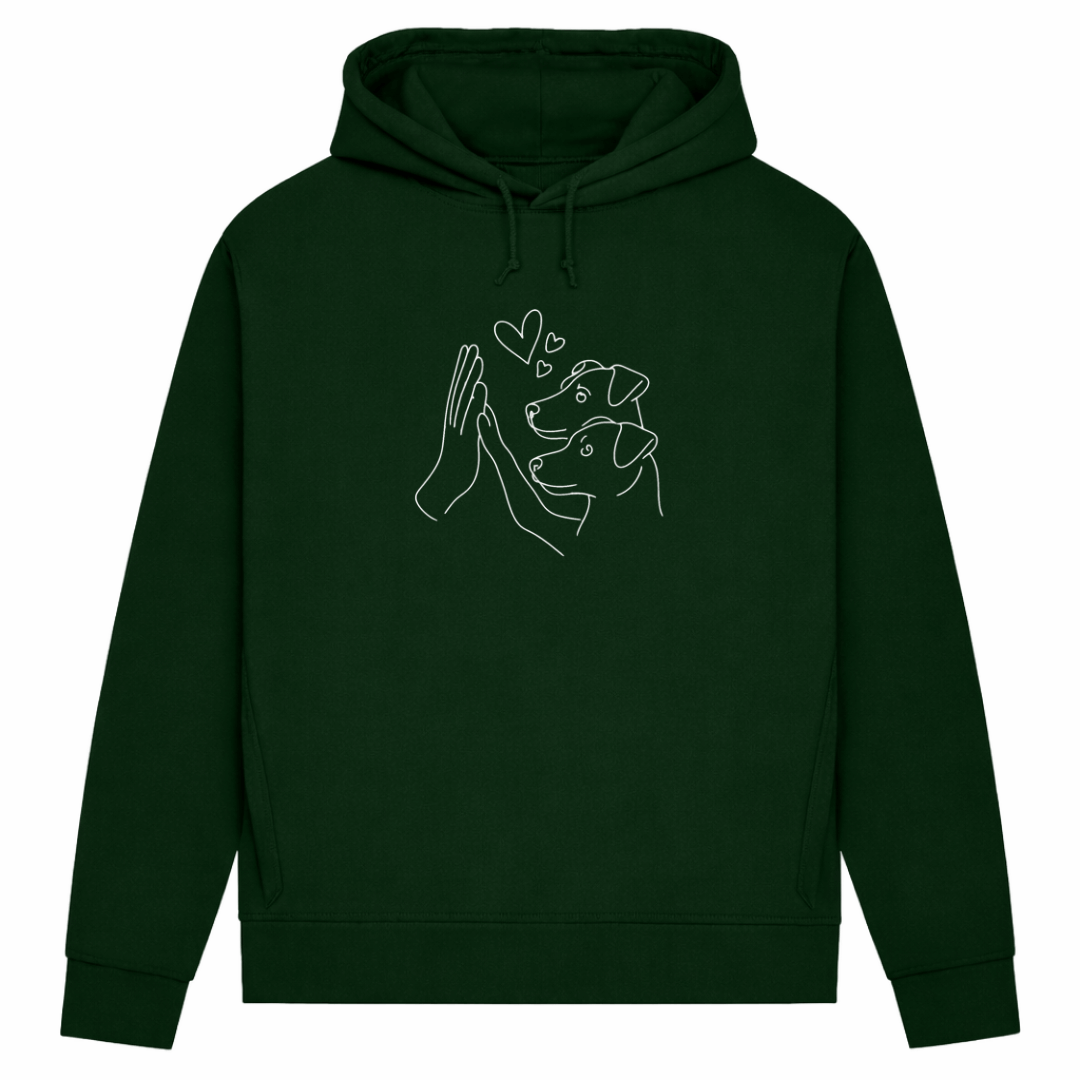 Doppeltes Glück– Hoodie aus Bio-Baumwolle für Damen