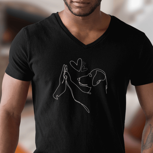 Wahre Liebe -  V-Shirt für Herren