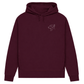 Paw & Flower Vibes– Hoodie aus Bio-Baumwolle für Damen