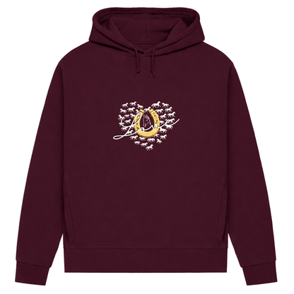Hufeisenliebe - Hoodie aus Bio-Baumwolle für Damen