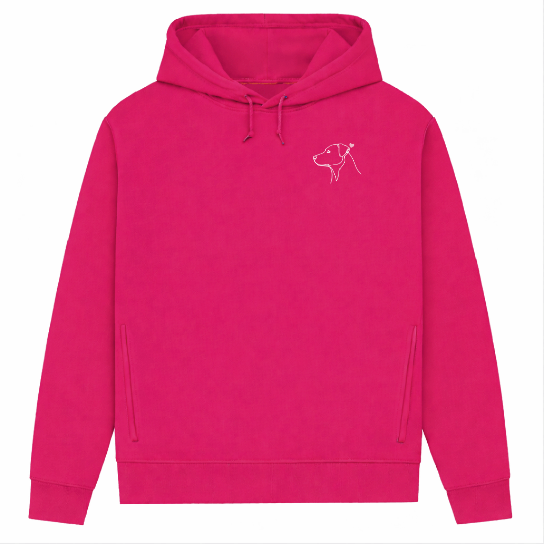Treues Herz– Hoodie aus Bio-Baumwolle für Damen
