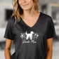 Doodle Mom - V-Shirt für Damen