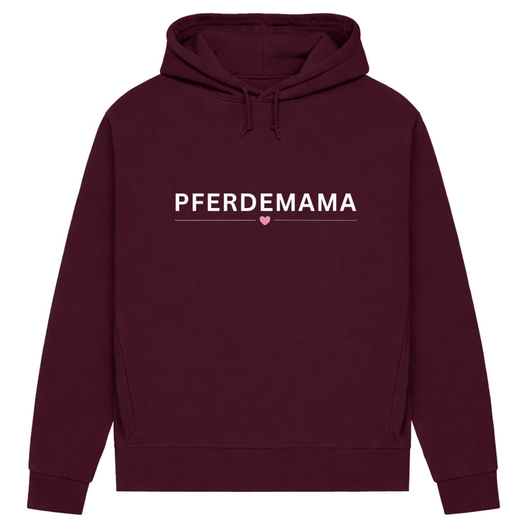 Pferdemama – Hoodie aus Bio-Baumwolle für Damen