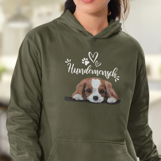 Hundemensch - Bio-Hoodie für Damen