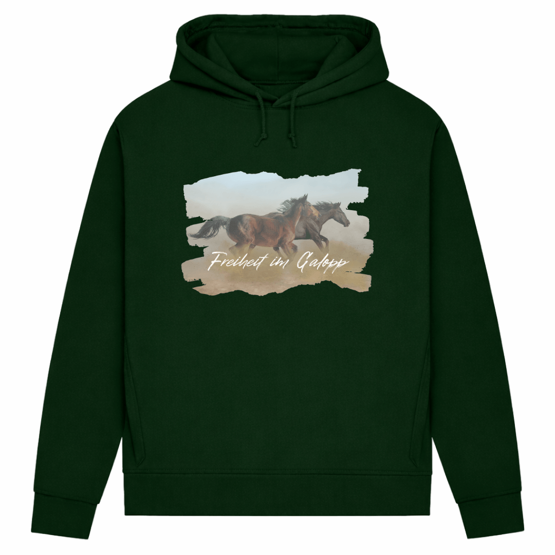 Freiheit im Galopp – Hoodie aus Bio-Baumwolle für Damen