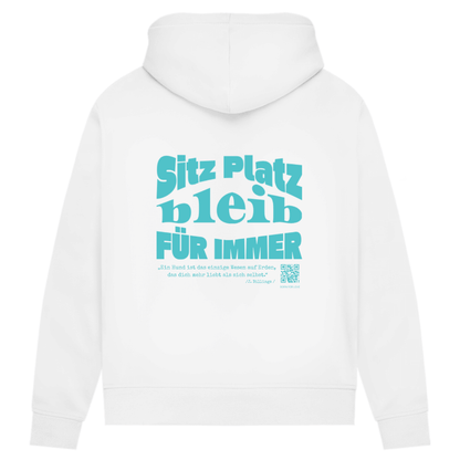 Dog Lover – Hoodie aus Bio-Baumwolle für Damen |Brustmotiv & Rückendruck