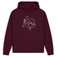 Pudelliebe – Hoodie aus Bio-Baumwolle für Damen