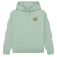 Damen Bio-Hoodie mit kleiner Patchwork-Pfote | Hundeliebe