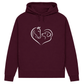 Herzensfreunde - Hoodie aus Bio-Baumwolle für Damen