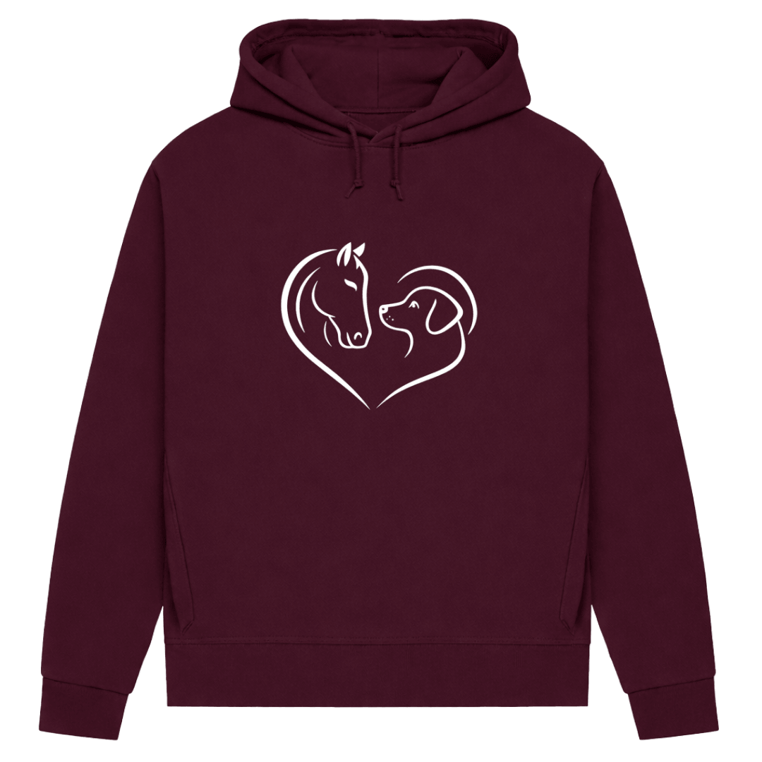 Herzensfreunde - Hoodie aus Bio-Baumwolle für Damen