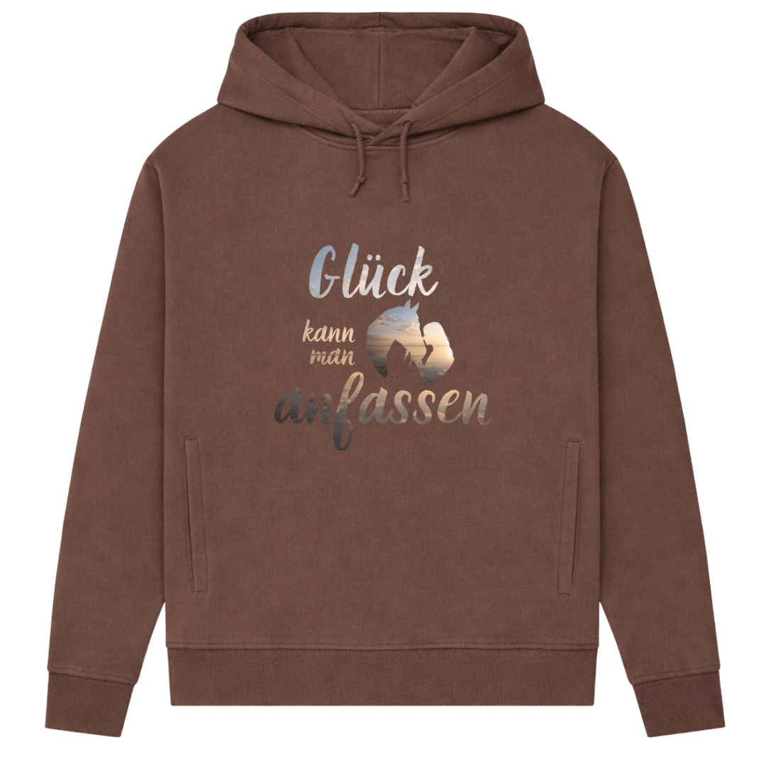 Glück - Hoodie aus Bio-Baumwolle für Damen