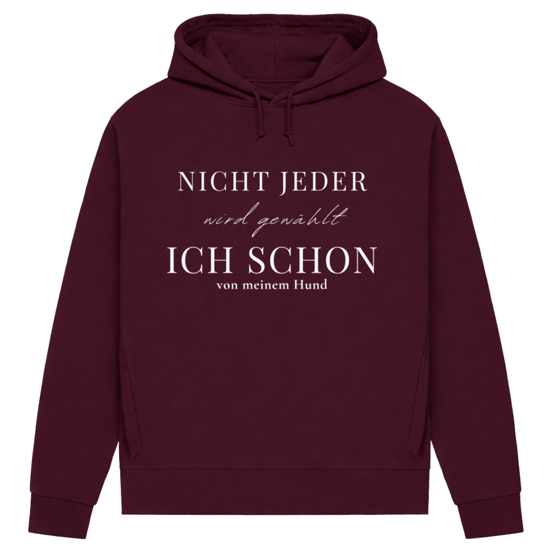 Vom Hund erwählt – Hoodie aus Bio-Baumwolle für Damen