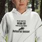 Reiten ist besser - Bio-Hoodie für Damen