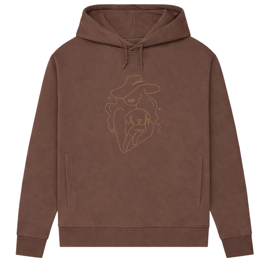 Umarmung – Hoodie aus Bio-Baumwolle für Damen