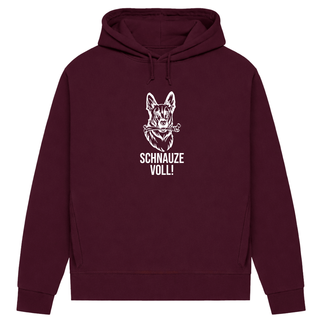 Schnauze Voll– Hoodie aus Bio-Baumwolle für Damen