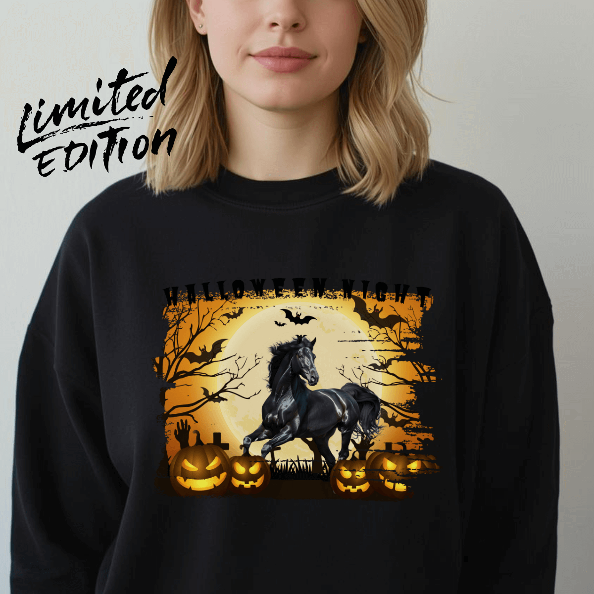 Halloween Special - Bio-Sweatshirt für Damen
