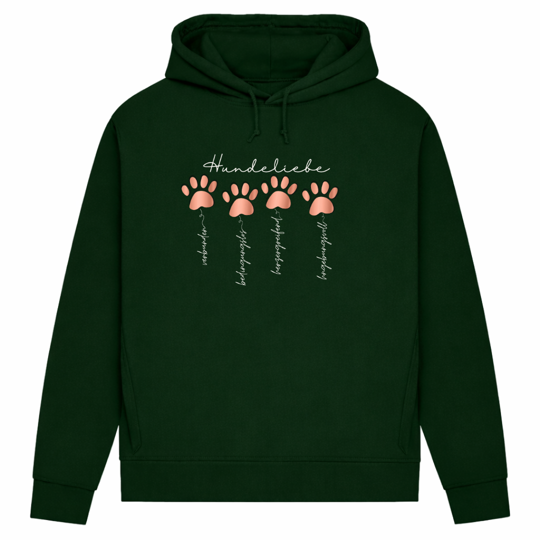 Hundeliebe – Hoodie aus Bio-Baumwolle für Damen
