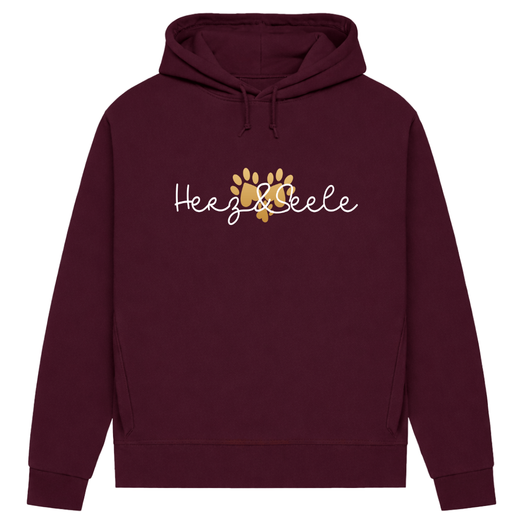 Herz und Seele – Hoodie aus Bio-Baumwolle für Damen