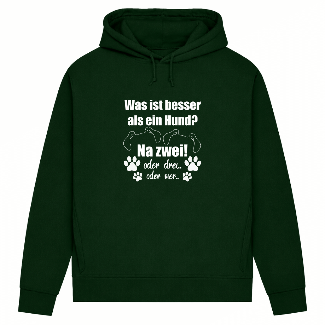 Je Mehr Desto Besser– Hoodie aus Bio-Baumwolle für Damen