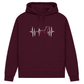 Lebenslinie – Hoodie aus Bio-Baumwolle für Damen