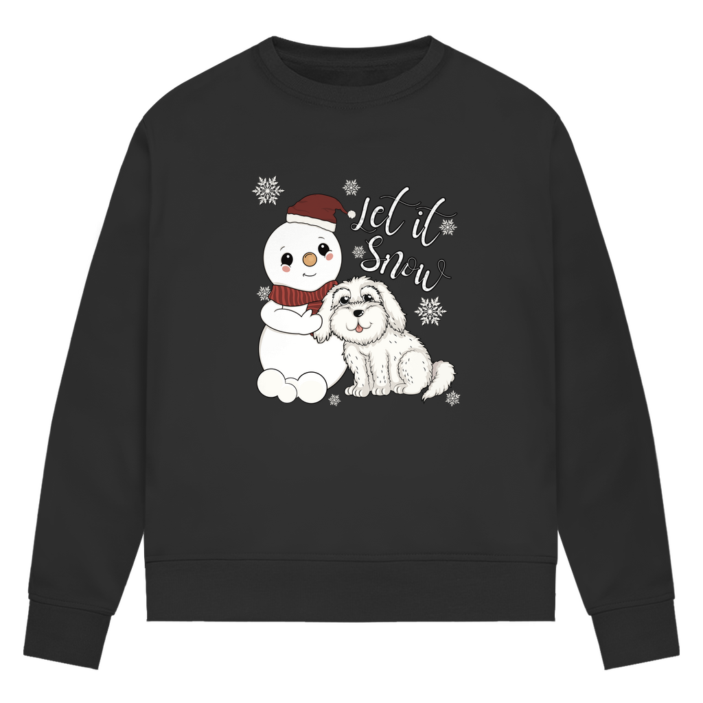 Let it snow - Bio-Sweatshirt für Damen