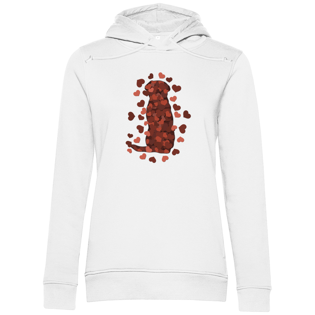 Valentinstag Special: Herzenshund – Bio-Hoodie für Damen