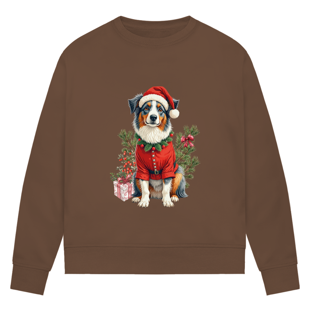 Frohe Weihnachten - Bio-Sweatshirt für Damen