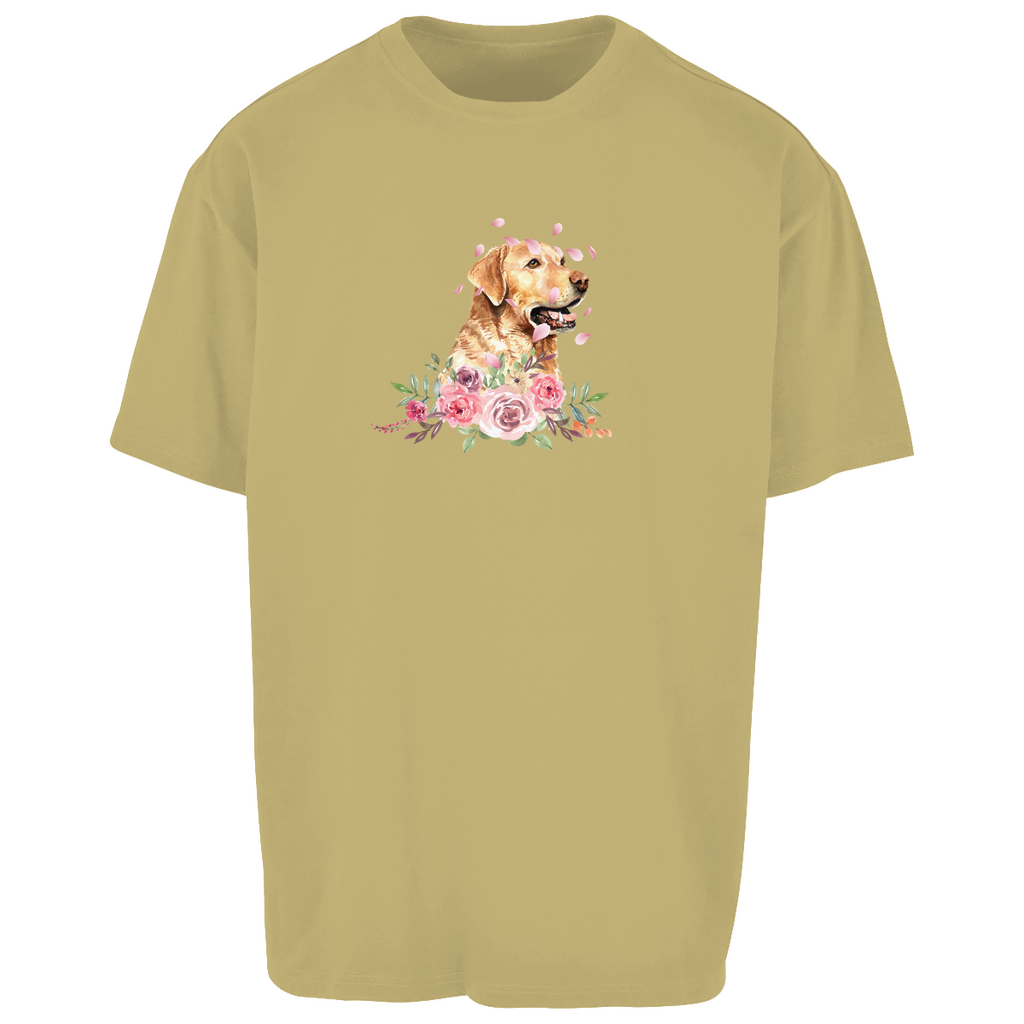 Flower Labrador - Oversize T-Shirt Unisex