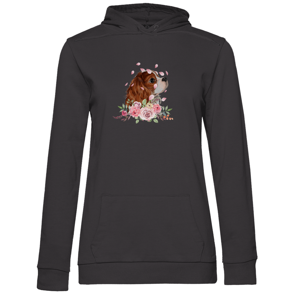 Flower Cavalier King Charles - Hoodie für Damen