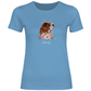 Flower Dog - T-Shirt für Damen - Dein Wunschtext