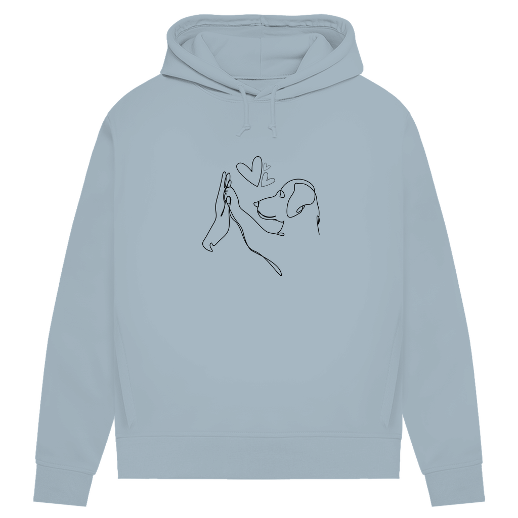 Wahre Liebe- Bio-Hoodie für Damen