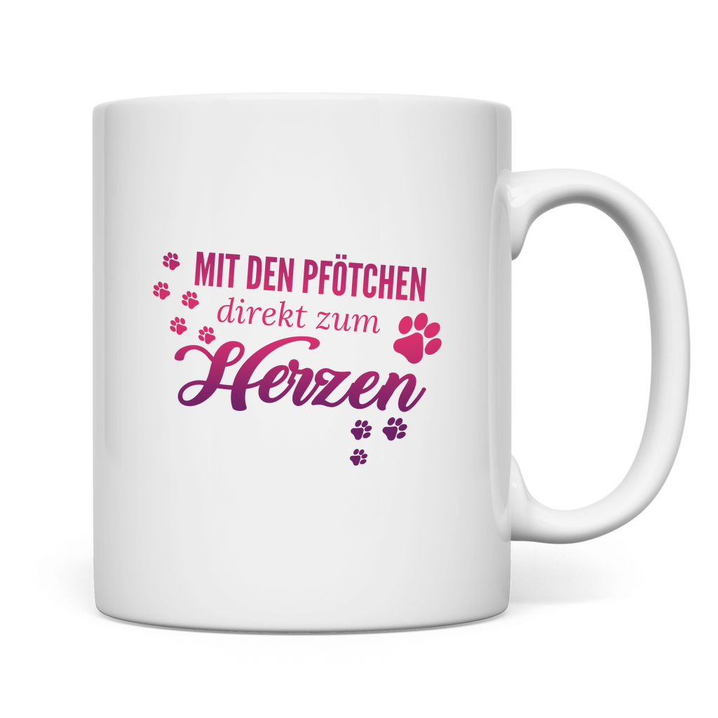 Direkt Zum Herzen - Tasse