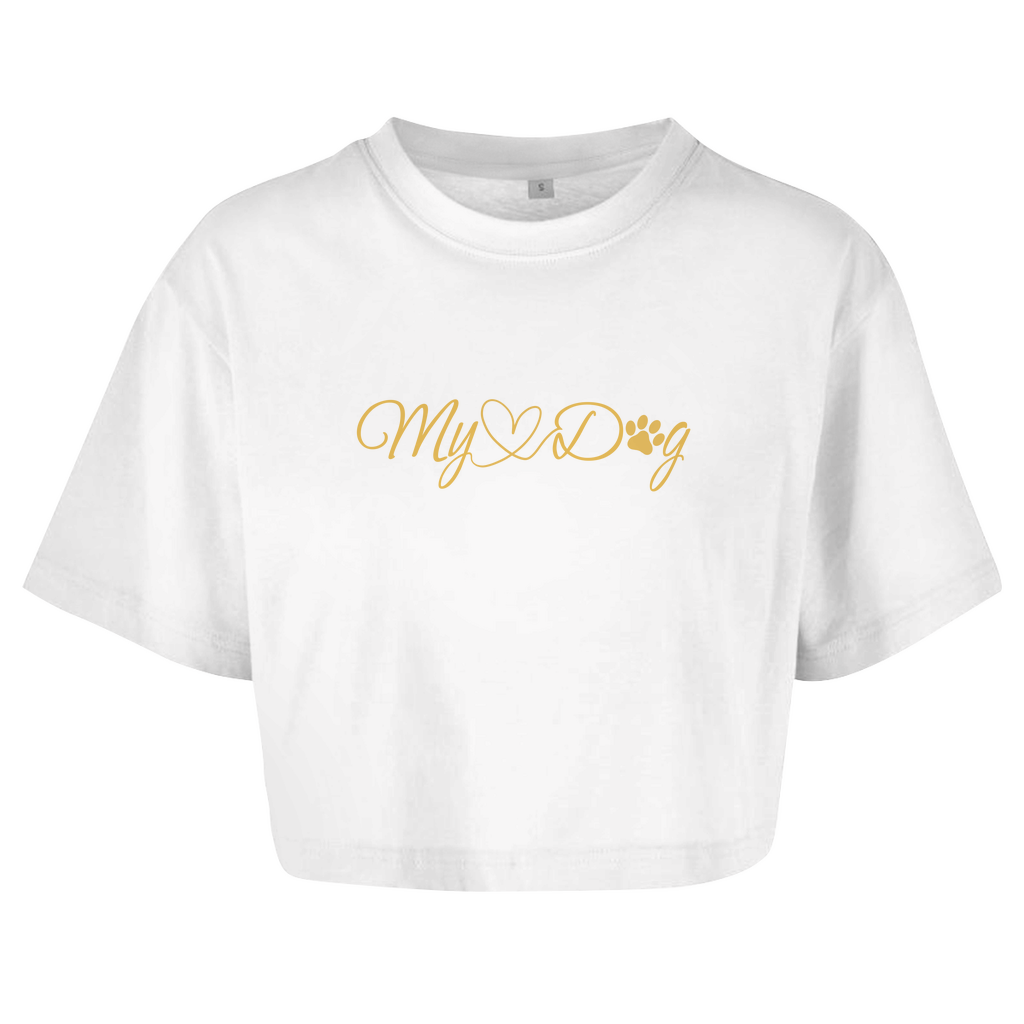 My Dog - Oversize Crop Top für Damen