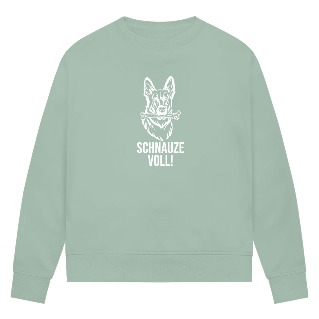 Schnauze Voll - Bio-Sweatshirt für Damen