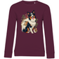 Dogs & Pines - Bio-Sweatshirt für Damen-Weihnachten