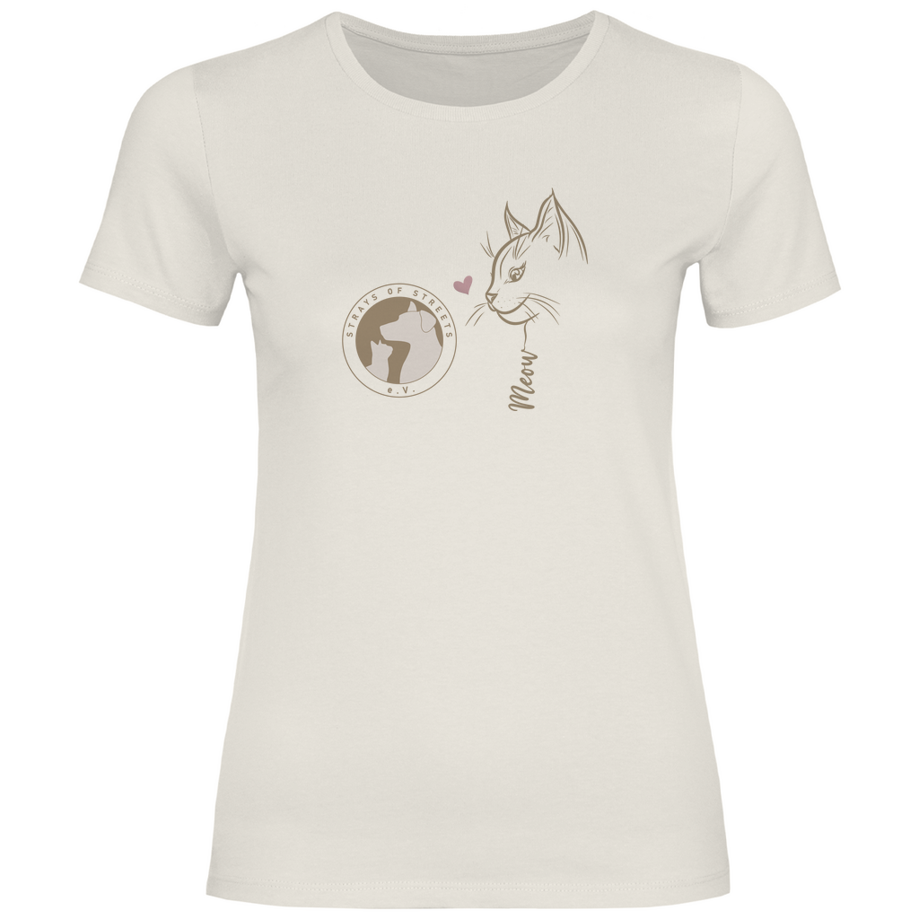 Strays of Streets - Meow - T-Shirt für Damen