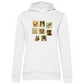 Briefmarken - Bio-Hoodie für Damen
