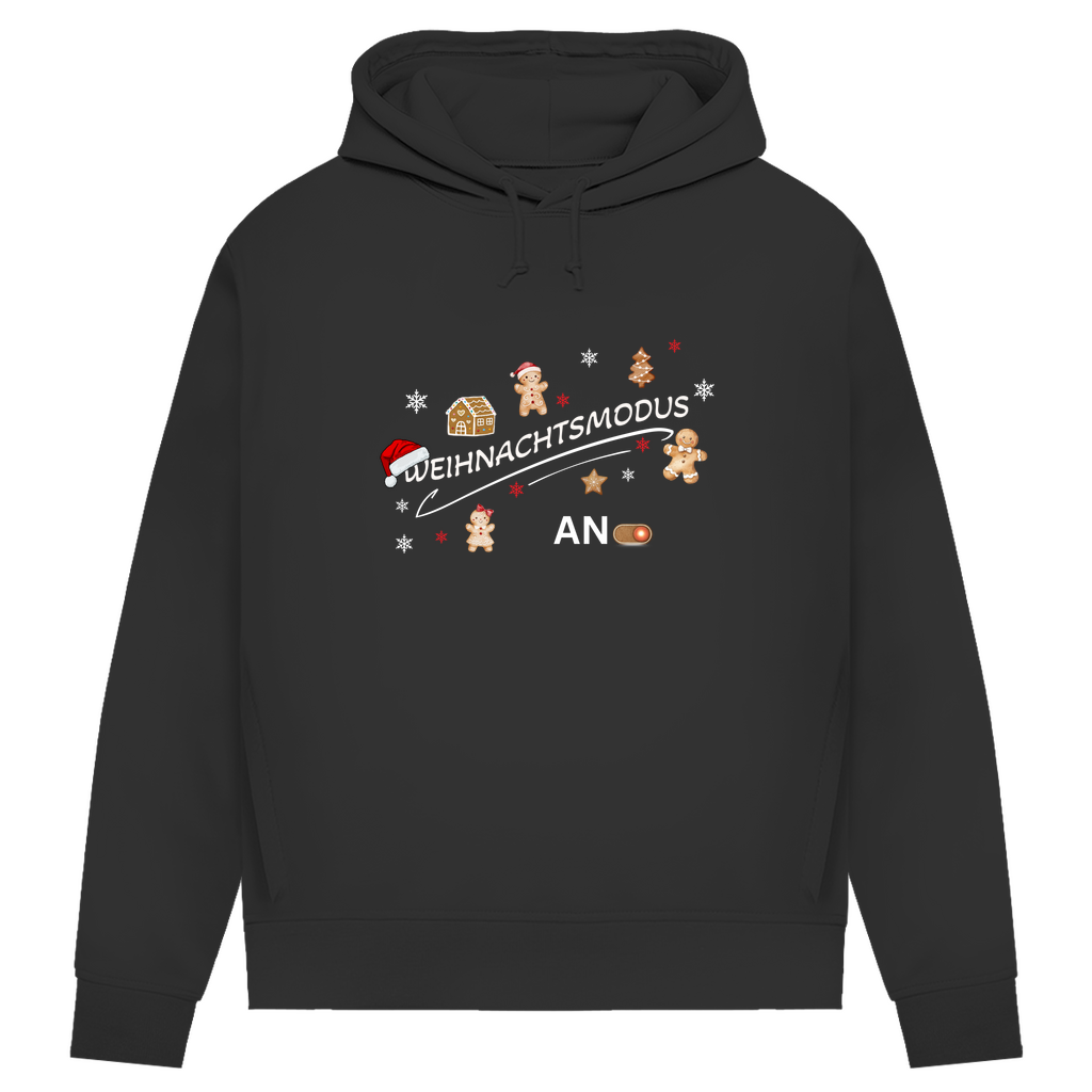 Weihnachtsmodus - Bio-Hoodie für Damen