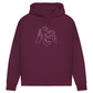Doppeltes Glück - Bio-Hoodie für Damen