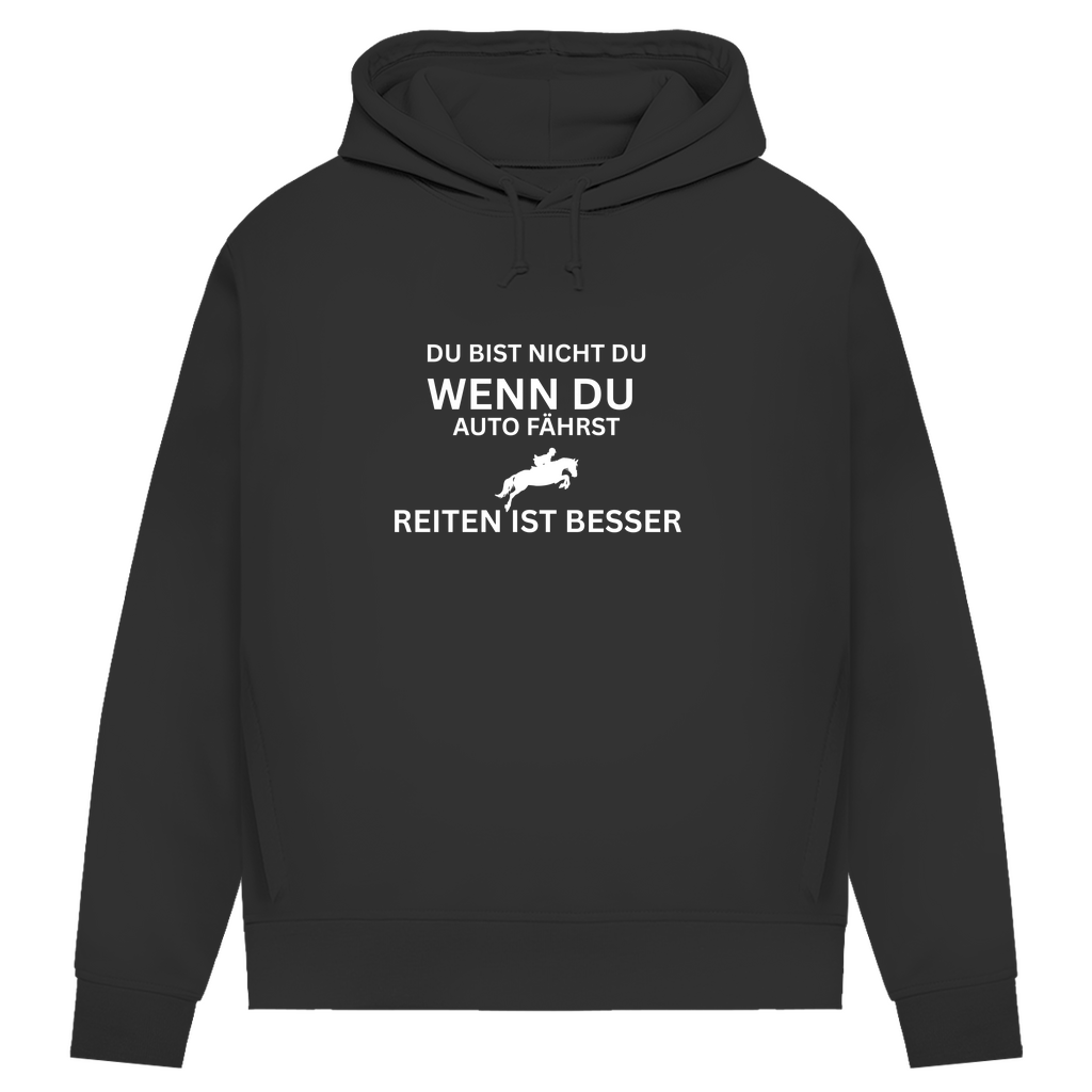 Reiten ist besser - Bio-Hoodie für Damen