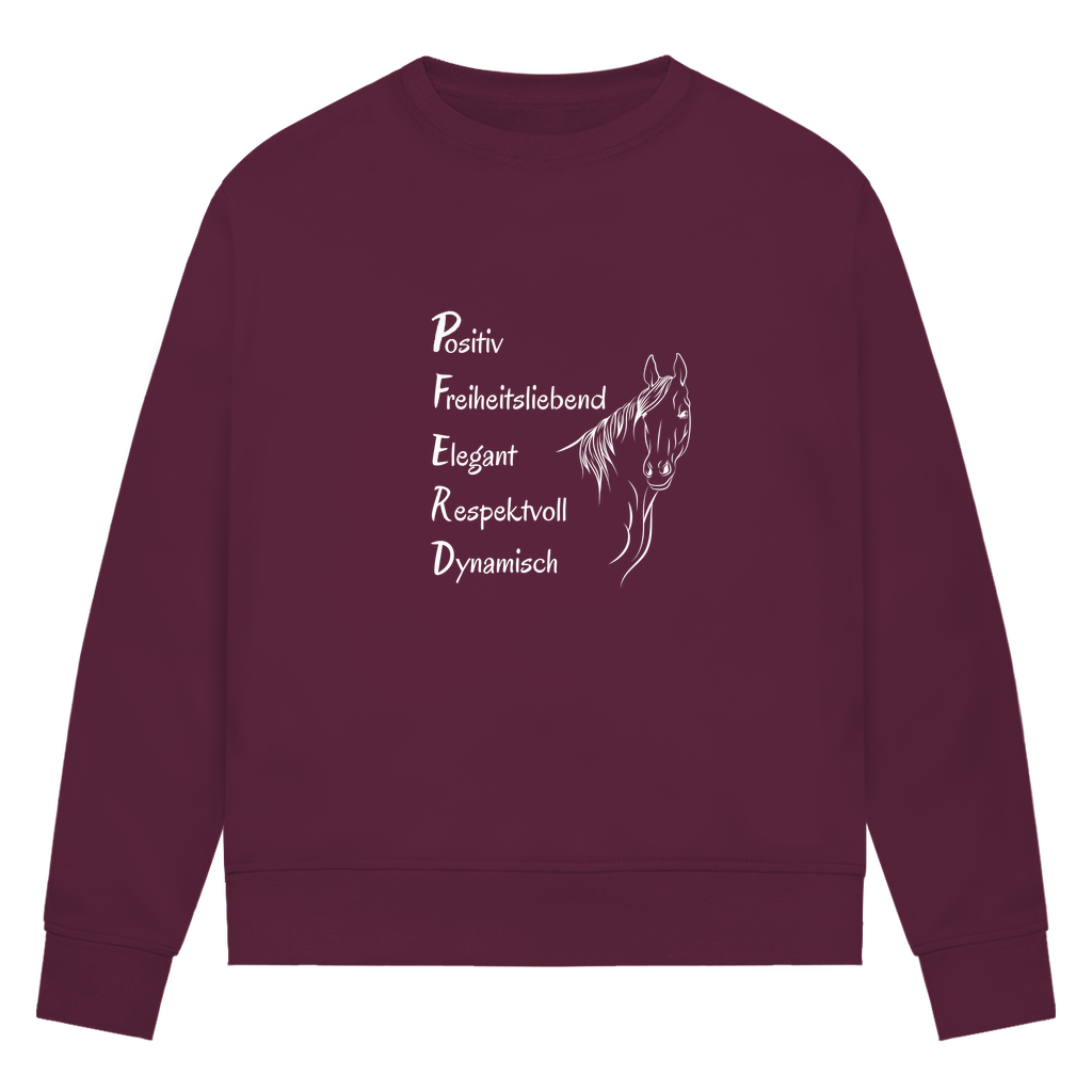 Seelenpferd - Bio-Sweatshirt für Damen