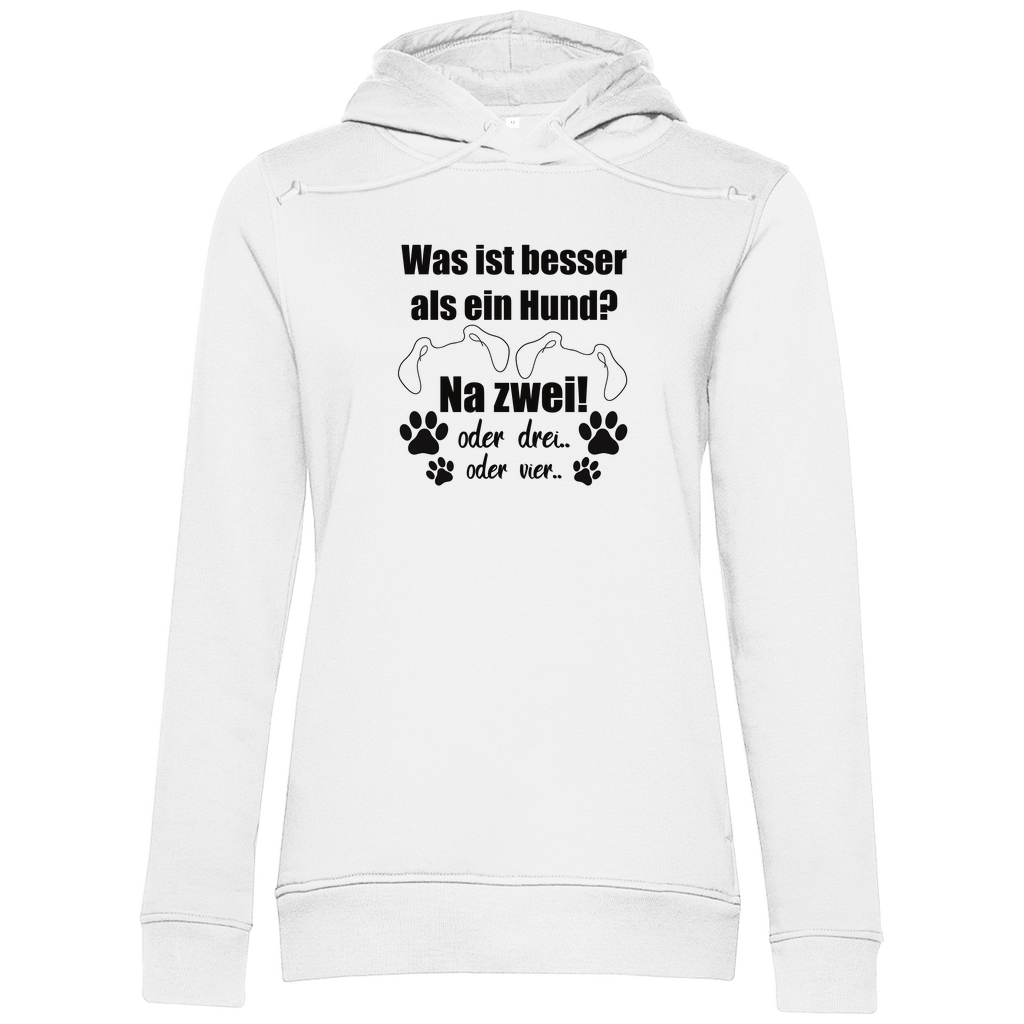 Je Mehr Desto Besser - Bio-Hoodie für Damen