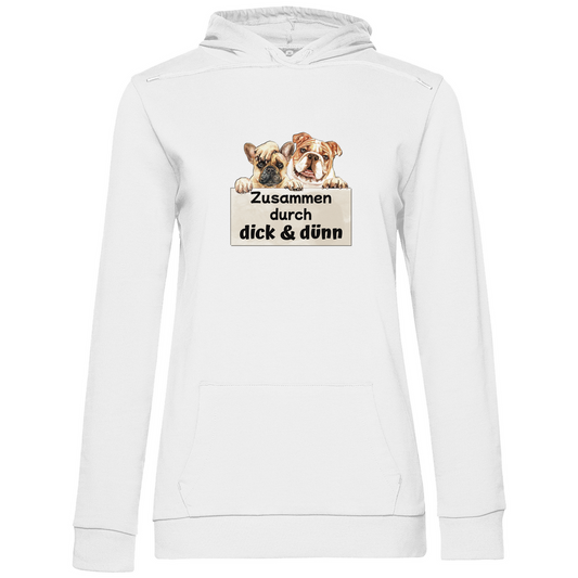 Dick und Dünn - Hoodie für Damen