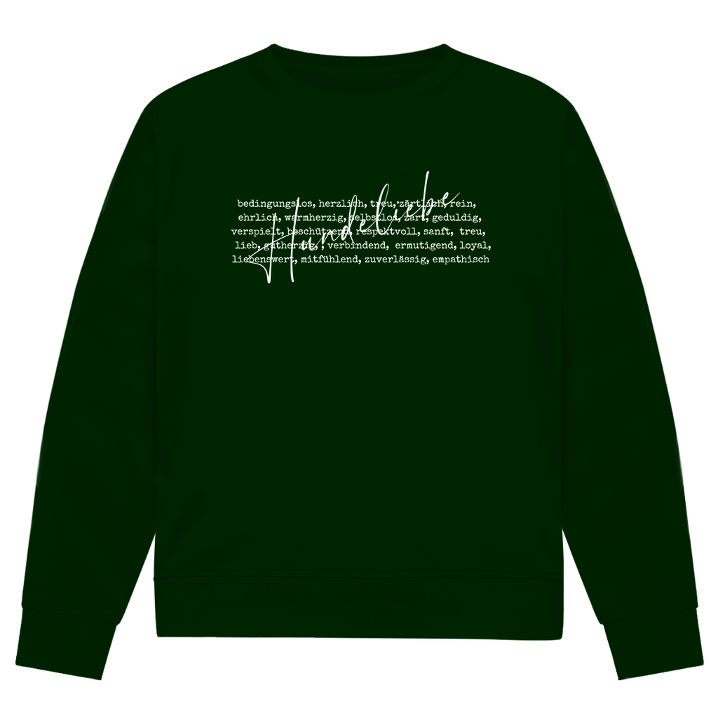 Herren Premium Bio Sweatshirt Hundeliebe