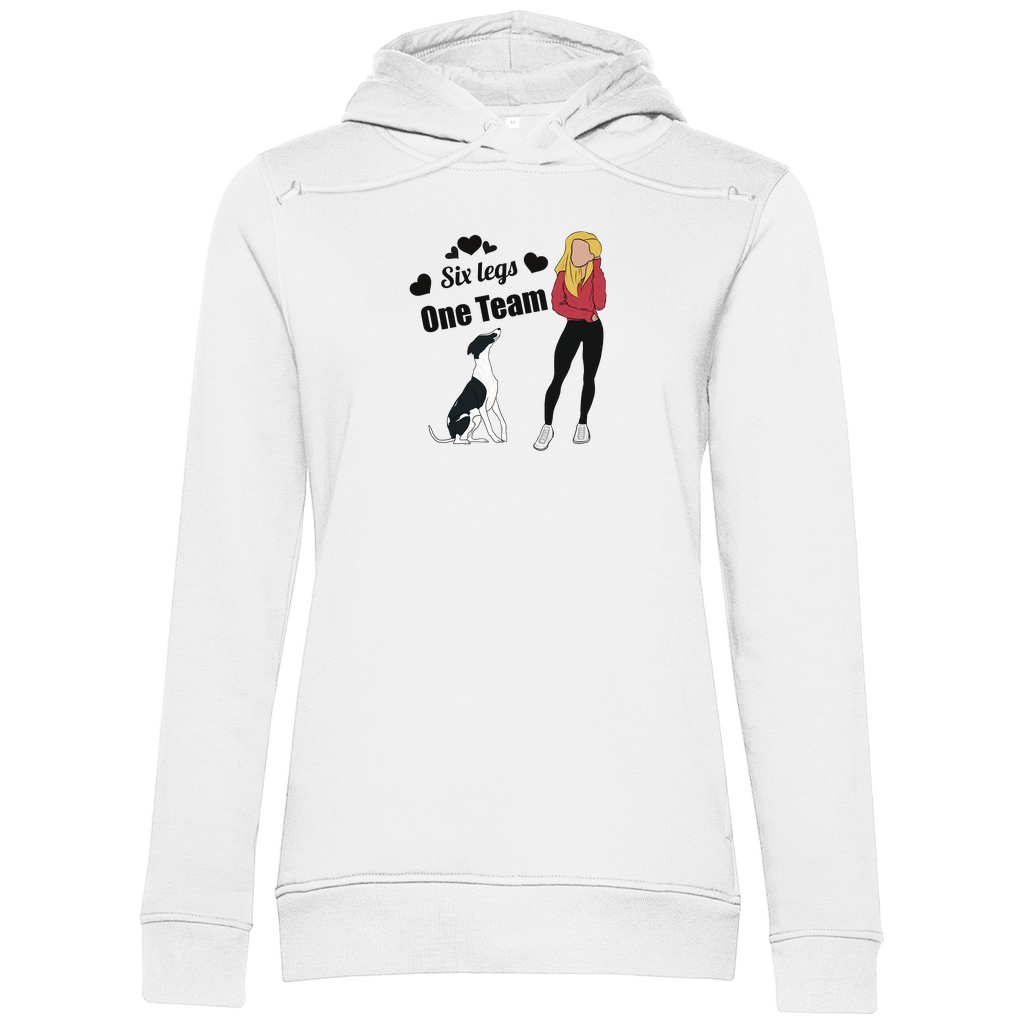 Sechs Beine - Bio-Hoodie für Damen