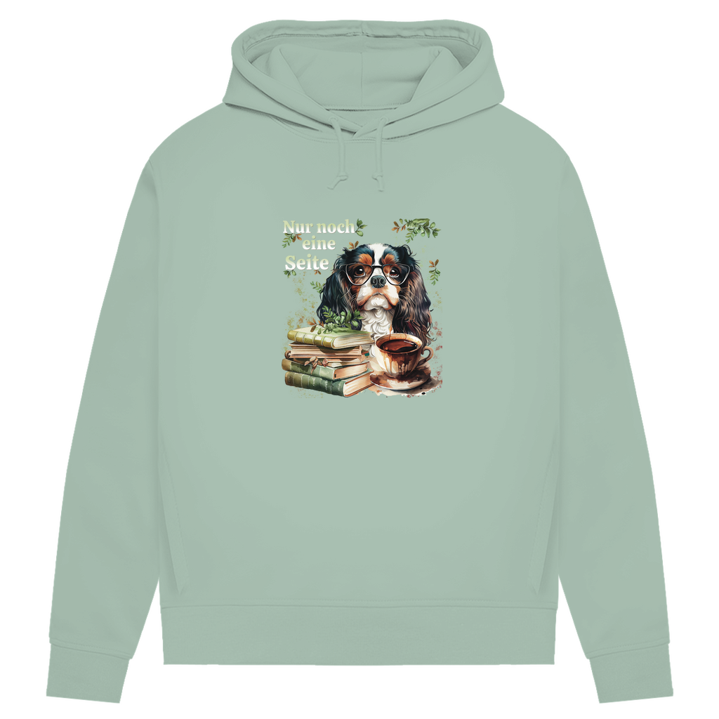 Bücherwurm - Bio-Hoodie für Damen
